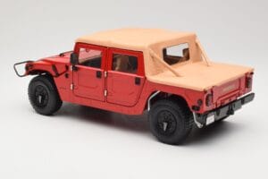 Hummer H1 Soft Top Red Exoto 1:18 01805 Diecast — photo 7 of 8