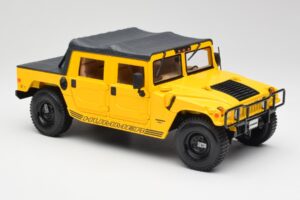 Hummer H1 Soft Top Yellow Maisto 1:18 56041 Diecast — photo 6 of 8