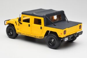 Hummer H1 Soft Top Yellow Maisto 1:18 56041 Diecast — photo 7 of 8