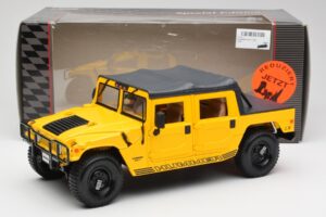Hummer H1 Soft Top Yellow Maisto 1:18 56041 Diecast — photo 8 of 8