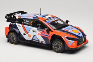 Hyundai i20 N Rally1 #8 Hyundai Shell Mobis WRT O. Tanak / M. Jarveoja Rally Chile 2024 IXO 1:18 18RMC223 Diecast — photo 4 of 6
