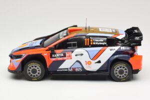 Hyundai i20 N Rally1 WRC Hybrid #11 T. Neuville / M. Wydaeghe Safari Rally Kenya 2024 IXO 1:18 18RMC208 Diecast — photo 3 of 6