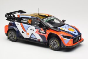 Hyundai i20 N Rally1 WRC Hybrid #11 T. Neuville / M. Wydaeghe Safari Rally Kenya 2024 IXO 1:18 18RMC208 Diecast — photo 4 of 6