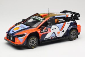 Hyundai i20 N Rally1 WRC Hybrid #11 T. Neuville / M. Wydaeghe Safari Rally Kenya 2024 IXO 1:18 18RMC208 Diecast