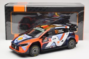 Hyundai i20 N Rally1 WRC Hybrid #11 T. Neuville / M. Wydaeghe Safari Rally Kenya 2024 IXO 1:18 18RMC208 Diecast — photo 6 of 6