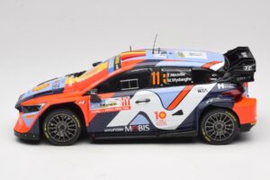 Hyundai i20 N Rally1 #11 T. Neuville / M. Wydaeghe Rally Japan WRC World Champion 2024 IXO 1:18 18RMC228 Diecast — photo 3 of 6