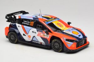 Hyundai i20 N Rally1 #11 T. Neuville / M. Wydaeghe Rally Japan WRC World Champion 2024 IXO 1:18 18RMC228 Diecast — photo 4 of 6