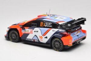 Hyundai i20 N Rally1 #11 T. Neuville / M. Wydaeghe Rally Japan WRC World Champion 2024 IXO 1:18 18RMC228 Diecast — photo 5 of 6