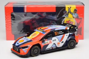 Hyundai i20 N Rally1 #11 T. Neuville / M. Wydaeghe Rally Japan WRC World Champion 2024 IXO 1:18 18RMC228 Diecast — photo 6 of 6