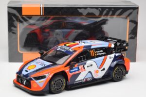 Hyundai i20 N Rally1 #11 T. Neuville / M. Wydaeghe Rally Sweden 2024 IXO 1:18 18RMC201 Diecast — photo 6 of 6