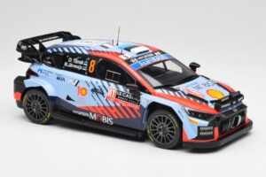 Hyundai i20 N Rally1 WRC #8 O. Tänak / M. Järveoja Rally Monte Carlo Night Version 2024 IXO 1:18 18RMC195 Diecast — photo 4 of 6
