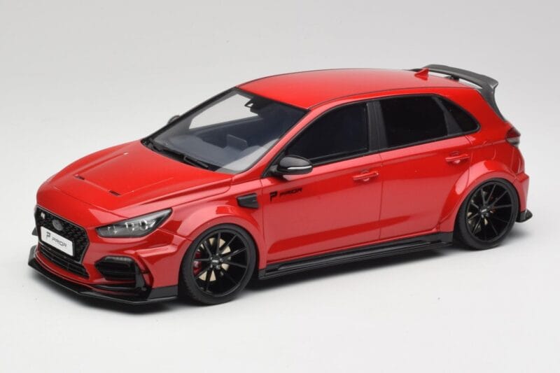 Hyundai i30 N PD Prior Design Engine Red Otto 1:18 OT1112 Resin