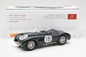 Jaguar C-Type #18 T. Rolt / D. Hamilton 24 Hours of Le Mans Winner 1953 CMC 1:18 M-195 Diecast — photo 6 of 6