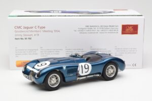 Jaguar C-Type #19 J. Stewart Ecurie Ecosse Goodwood Members Meeting 1954 CMC 1:18 M-192 Diecast — photo 6 of 6