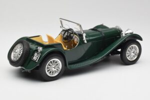 Jaguar SS 100 Roadster Green Bburago 1:18 3006 Diecast — photo 3 of 8
