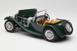 Jaguar SS 100 Roadster Green Bburago 1:18 3006 Diecast — photo 5 of 8