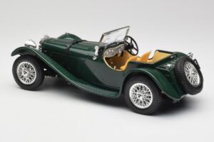 Jaguar SS 100 Roadster Green Bburago 1:18 3006 Diecast — photo 7 of 8
