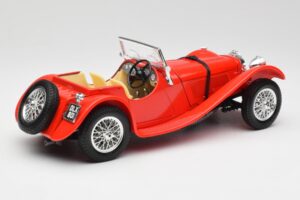 Jaguar SS 100 Red Bburago 1:18 3006-M1 Diecast — photo 3 of 8
