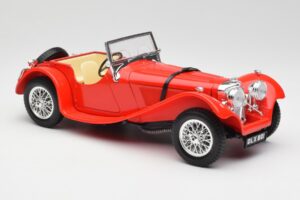 Jaguar SS 100 Red Bburago 1:18 3006-M1 Diecast — photo 6 of 8