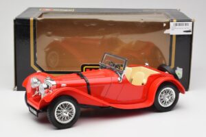 Jaguar SS 100 Red Bburago 1:18 3006-M1 Diecast — photo 8 of 8