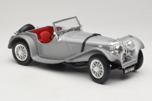 Jaguar SS100 Silver Bburago 1:18 3006-M2 Diecast — photo 4 of 6