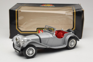 Jaguar SS100 Silver Bburago 1:18 3006-M2 Diecast — photo 6 of 6