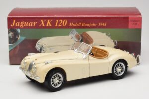 Jaguar XK120 White Eduscho 1:18 7482-1HTH Diecast — photo 8 of 8
