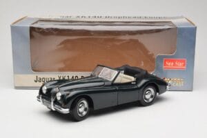Jaguar XK140 Drophead Coupe Black Sun Star 1:18 2802 Diecast — photo 8 of 8