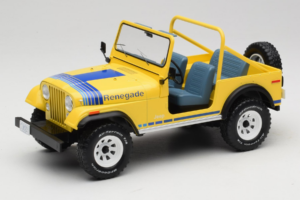 Jeep CJ-7 Renegade Yellow MCG 1:18 MCG18552 Diecast
