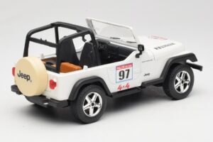 Jeep Wrangler Rallye #97 Beige Solido 1:18 9012 Diecast — photo 2 of 6