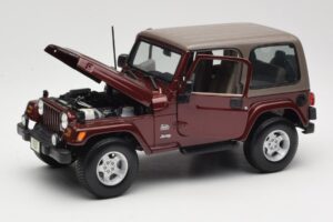 Jeep Wrangler TJ Sahara Red Maisto 1:18 31662 Diecast — photo 2 of 8