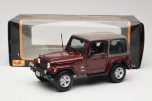 Jeep Wrangler TJ Sahara Red Maisto 1:18 31662 Diecast — photo 8 of 8