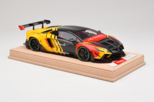 Lamborghini Aventador Liberty Walk Infinite Black Yellow Timothy & Pierre 1:18 REMC035 Diecast — photo 4 of 7