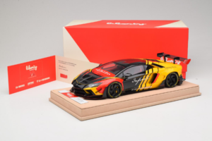Lamborghini Aventador Liberty Walk Infinite Black Yellow Timothy & Pierre 1:18 REMC035 Diecast — photo 7 of 7