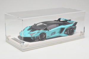 Lamborghini Aventador Liberty Walk LB-Silhouette WORKS GT Evo Mint Green IVY 1:18 REMC001 Resin — photo 6 of 7
