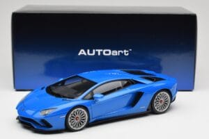 Lamborghini Aventador S LP740-4 Blue Nila AUTOart 1:18 79134 Diecast — photo 8 of 8