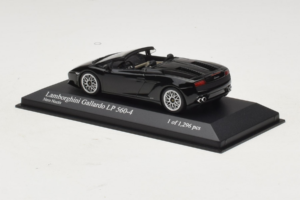 Lamborghini Gallardo LP560-4 Spyder Black Minichamps 1:43 400103830 Diecast — photo 3 of 5