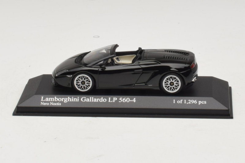Lamborghini Gallardo LP560-4 Spyder Black Minichamps 1:43 400103830 Diecast