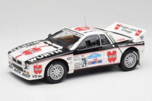 Lancia 037 #1 G. Cunico / E. Bartolich Targa Florio Winner 1983 Kyosho 1:18 08302H Diecast