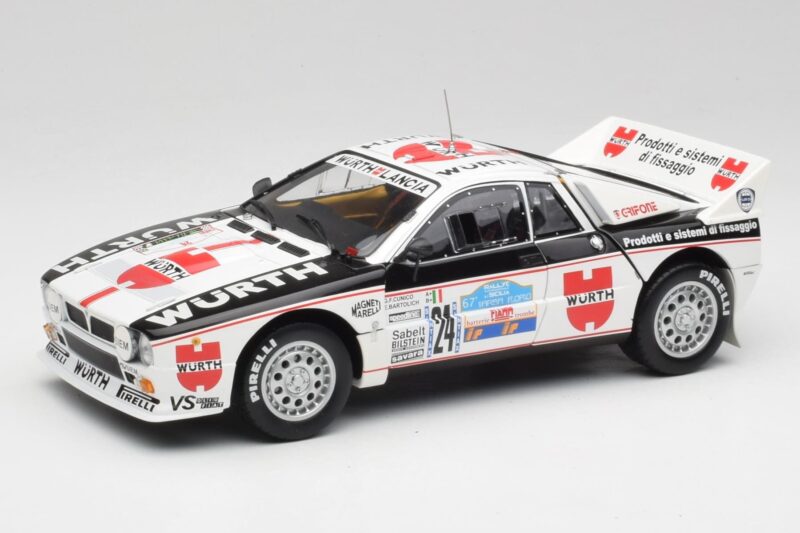Lancia 037 #1 G. Cunico / E. Bartolich Targa Florio Winner 1983 Kyosho 1:18 08302H Diecast