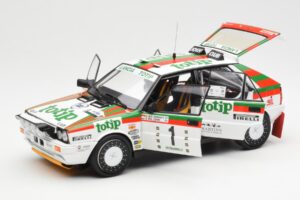 Lancia Delta HF 4WD #1 D. Cerrato Totip Rally Targa Florio 1987 Kyosho 1:18 08960C Diecast — photo 2 of 8