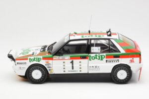 Lancia Delta HF 4WD #1 D. Cerrato Totip Rally Targa Florio 1987 Kyosho 1:18 08960C Diecast — photo 4 of 8