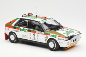 Lancia Delta HF 4WD #1 D. Cerrato Totip Rally Targa Florio 1987 Kyosho 1:18 08960C Diecast — photo 6 of 8
