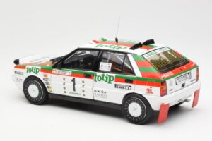 Lancia Delta HF 4WD #1 D. Cerrato Totip Rally Targa Florio 1987 Kyosho 1:18 08960C Diecast — photo 7 of 8