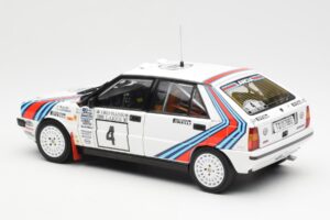 Lancia Delta HF 4WD #4 M. Alen / I. Kivimaki Martini Rally 1000 Lakes 1987 Kyosho 1:18 08960B Diecast — photo 7 of 8