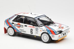 Lancia Delta HF 4WD #6 M. Biasion / T. Siviero Martini Rally Monte Carlo 1987 Kyosho 1:18 08960A Diecast — photo 6 of 8