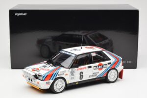 Lancia Delta HF 4WD #6 M. Biasion / T. Siviero Martini Rally Monte Carlo 1987 Kyosho 1:18 08960A Diecast — photo 8 of 8
