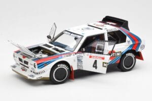 Lancia Delta S4 Martini #4 H. Toivonen / S. Cresto Rally Tour de Corse 1986 AUTOart 1:18 88620 Diecast — photo 2 of 8