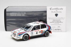 Lancia Delta S4 Martini #4 H. Toivonen / S. Cresto Rally Tour de Corse 1986 AUTOart 1:18 88620 Diecast — photo 8 of 8
