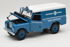 Land Rover Series III 109 Soft Top Motorway Patrol Blue Eagles Race 1:18 4403 Diecast — photo 2 of 8